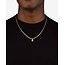 Buddha to Buddha Buddha to Buddha Collier 717GV 50 Barbara XS Zilver met Geelgouden Plating 50cm