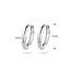 Blinckers Jewellery Huiscollectie BJ Oorbellen 13.22151 Zilver Rond 2.8mm x 17.5mm