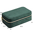 Blinckers Jewellery Huiscollectie BJ Sieradenbox 95.00090 Groen Velvet 6 x 11x 18cm