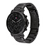 Tommy Hilfiger Tommy Hilfiger Horloge TH1710590 Tyson Staal met Zwarte Coating  Quartz Chronograaf 44mm