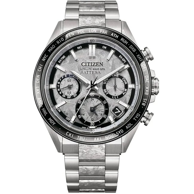 Citizen Citizen Horloge CC4076-65A Attesa Titanium Satelite Wave GPS Solar 43mm Limited Edition