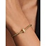 Pandora Pandora Bedel 764078C01 Zilver 14k Geelgouden Plating met Zirkonia