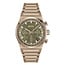 BOSS Boss Horloge HB1514222 Candor Chrono, Goudkleurige horlogekast met groene wijzerplaat 41 mm