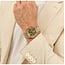 BOSS Boss Horloge HB1514222 Candor Chrono, Goudkleurige horlogekast met groene wijzerplaat 41 mm