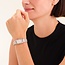 Rosefield Rosefield Horloge OCWDSD-OC03 Ivy White Gold Roman Staal Bi-Color Quartz en Witte Wijzerplaat 25-30mm