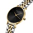 Rosefield Rosefield Horloge SEBDSG-SE04 Small Edit Black Staal Bi-Color Quartz met Zwarte Wijzerplaat 26mm