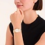 Rosefield Rosefield Horloge ORCGSG-OR01 Gaia Roman Indexes Quartz Staal met Geelgouden Plating 30mm