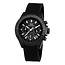 TW Steel TW Steel Horloge VA4 Staal met Zwarte Coating Quartz Swiss Made Chronograaf met Rubbere Horlogeband 42mm