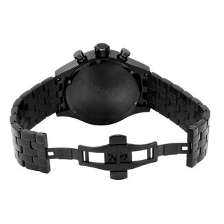 TW Steel TW Steel Horloge VB3 Volante Staal met Zwarte Coating Quartz Swiss Made Chronograaf met Groene Wijzerplaat 45mm