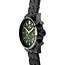 TW Steel TW Steel Horloge VB3 Volante Staal met Zwarte Coating Quartz Swiss Made Chronograaf met Groene Wijzerplaat 45mm