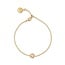24KAE 24Kae Armband 22484Y Zilver met Geelgouden Plating met Roze Hart