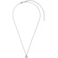Ti Sento Milano Ti Sento Collier 34103ZY/42 Zilver Bi-color met Vierkante Hanger met Zirkonia 38-48cm