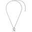 Ti Sento Milano Ti Sento Collier 34113PW/42 Zilver Anker met Parel Hanger en Zirkonia 38-48cm