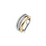Ti Sento Milano Ti Sento Ring 12385ZY/54 Zilver Bi-color met Zirkonia Maat 54