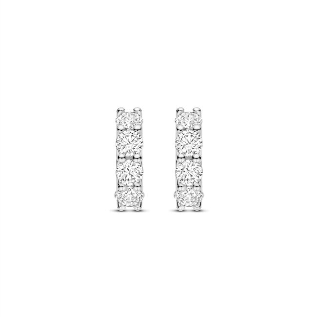 Ti Sento Milano Ti Sento Oorbellen 78023ZI Zilver met Zirkonia