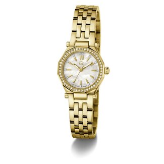 GC GC Horloge Z54005L9 Gleam Mini Staal met Geelgouden Plating Quartz Swiss Made met Zirkonia 25mm