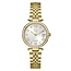 GC GC Horloge Z01022L6 Flair Crystal Staal met Geelgouden Plating Quartz Swiss Made met Zirkonia 34mm