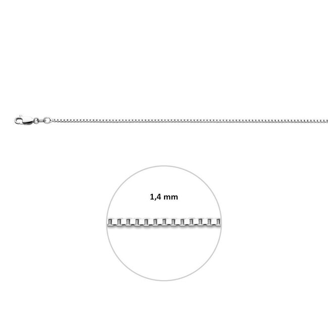 Blinckers Jewellery Huiscollectie BJ Collier 13.21895 Zilver Venetiaans 2,1mm x 60cm