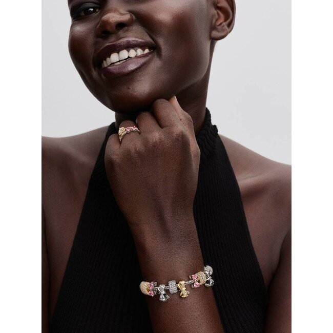 Pandora Pandora Bedel 794253C01 Zilver Roze Strik