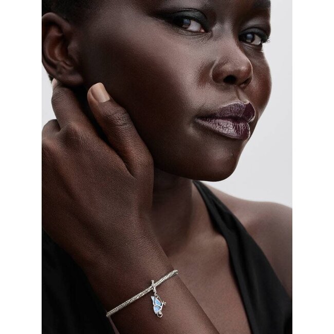 Pandora Pandora Bedel 794241C01 Zilver Vlinder met Zirkonia en Blauw