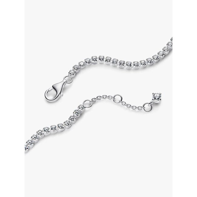 Pandora Pandora Armband 593927C01-18 Zilver Tennis Rond Zirkonia 18cm