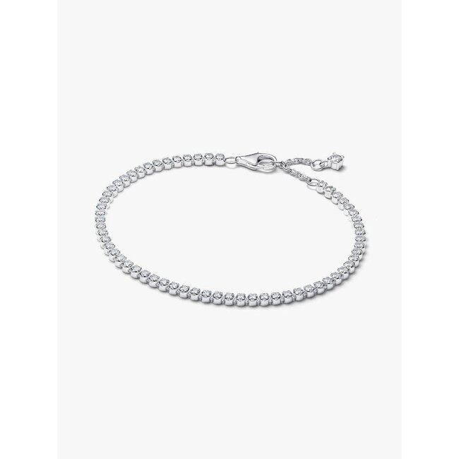 Pandora Pandora Armband 593927C01-18 Zilver Tennis Rond Zirkonia 18cm