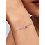 Pandora Pandora Armband 594234C01-18 Zilver met Strik en Roze Zirkonia 18cm