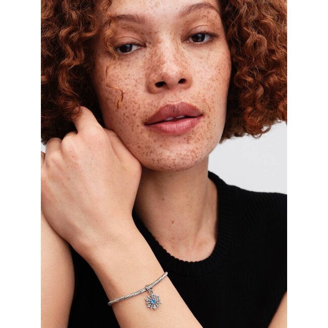 Pandora Pandora Bedel 794209C01 Zilver Disney Frozen Snowflake met Zirkonia