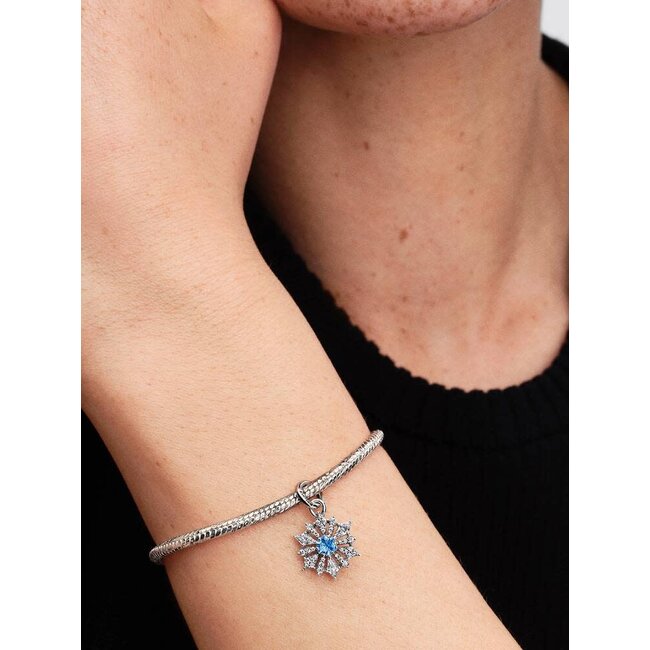 Pandora Pandora Bedel 794209C01 Zilver Disney Frozen Snowflake met Zirkonia