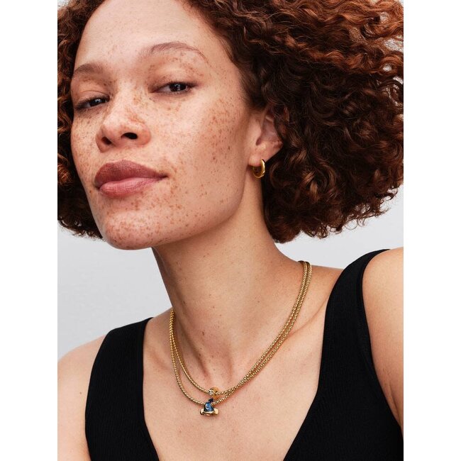 Pandora Pandora Bedel 764130C01 Zilver met Geelgouden Plating Disney Mickey Mini Mouse met Zirkonia