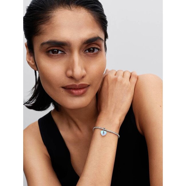 Pandora Pandora Bedel 794143C01 Zilver Hart Moonstone