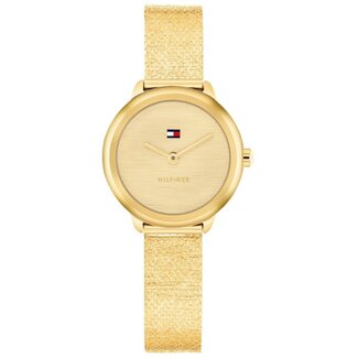 Tommy Hilfiger Tommy Hilfiger Horloge TH1782811 Demi Mesh Geelgouden Plating Quartz 26mm