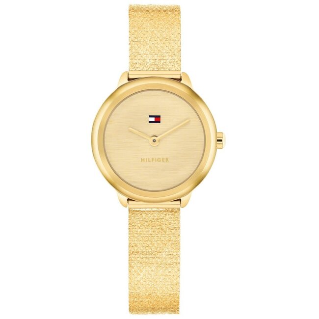 Tommy Hilfiger Tommy Hilfiger Horloge TH1782811 Demi Mesh Geelgouden Plating Quartz 26mm