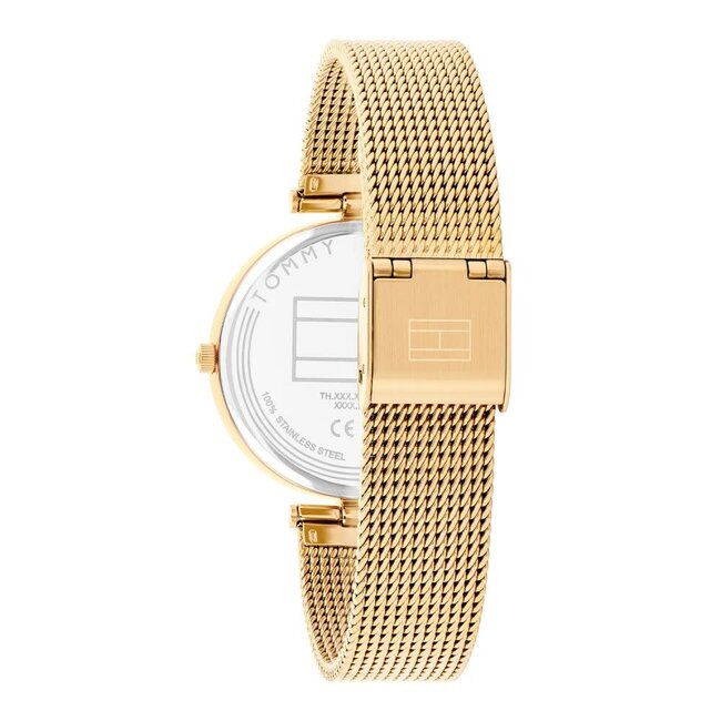 Tommy Hilfiger Tommy Hilfiger Horloge TH1782805 Ella Mesh Geelgouden Plating Quartz 34mm