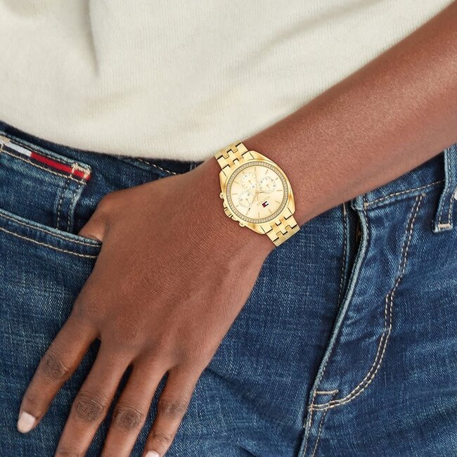 Tommy Hilfiger Tommy Hilfiger Horloge TH1782803 Mallie Geelgouden Plating Quartz 36mm