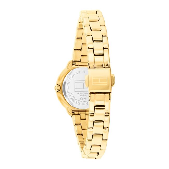 Tommy Hilfiger Tommy Hilfiger Horloge TH1782815 Demi Geelgouden Plating met Bruine Wijzerplaat Quartz 26mm