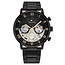 Tommy Hilfiger Tommy Hilfiger Horloge TH1710706 Legend Zwarte Band met Zwart/Grijze Wijzerplaat Quartz 44mm