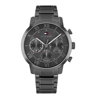Tommy Hilfiger Tommy Hilfiger Horloge TH1710730 Oxford Grijze Band met Wijzerplaat Quartz 42mm