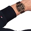 Tommy Hilfiger Tommy Hilfiger Horloge TH1792221 Herald Bruin Leren Band met Rosekleurige Wijzerplaat Quartz 37x39mm