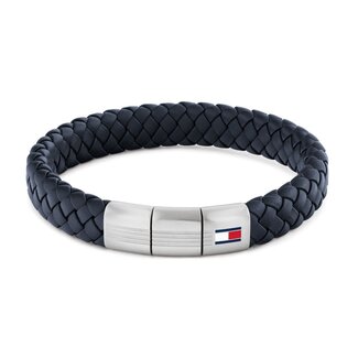 Tommy Hilfiger Tommy Hilfiger Armband TJ2790660 Jewels Rond Donker Blauw Leer 19cm