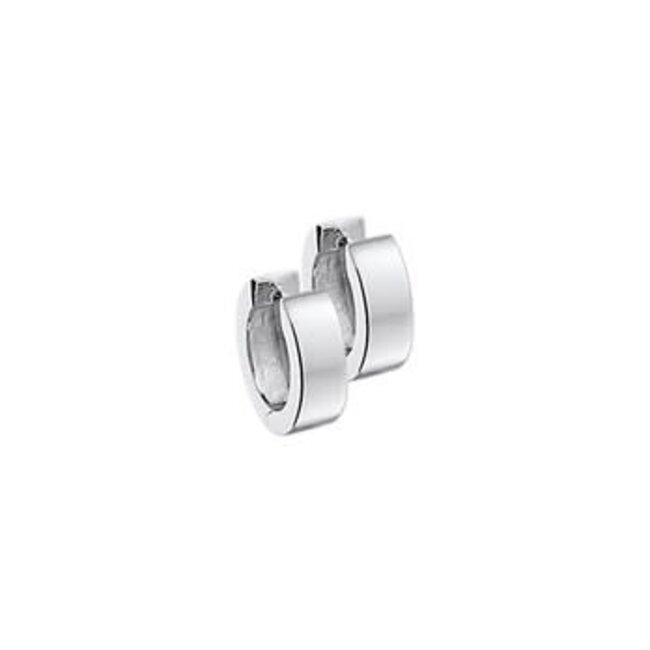 Blinckers Jewellery Huiscollectie BJ Oorbellen 13.22136  Zilver Oorringen Klap 4x15mm
