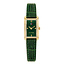 Tommy Hilfiger Tommy Hilfiger Horloge TH1782850 Mia Staal Goudkleurige Vierkante Kast met Groene Band 16x22mm