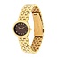 Tommy Hilfiger Tommy Hilfiger Horloge TH1782844 Moira Staal Goudkleurig en Bruinkleurige Ovale Wijzerplaat 25x22mm