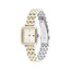 Tommy Hilfiger Tommy Hilfiger Horloge TH1782861 Mia Staal Bicolor met Witte Vierkante Wijzerplaat 24x22.5mm