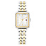 Tommy Hilfiger Tommy Hilfiger Horloge TH1782861 Mia Staal Bicolor met Witte Vierkante Wijzerplaat 24x22.5mm
