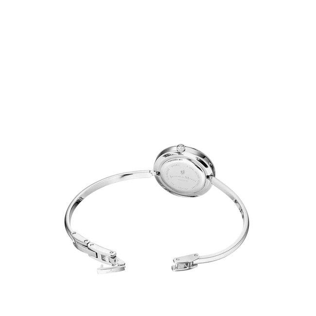 Jacques du Manoir Jacques Du Manoir JWL05403 Aurora Horloge Staal Bi-Color  met witte wijzerplaat maat 26 mm met 4 verschillende ringen