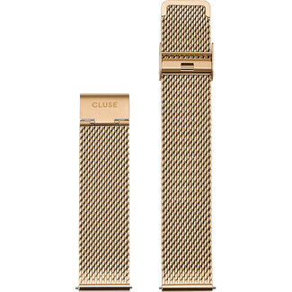 Cluse Cluse Horlogeband CS1401101062 Staal met Geelgouden Plating 20mm