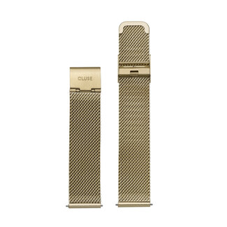 Cluse Cluse CS1401101029 Mesh Band Goud kleurig 16MM