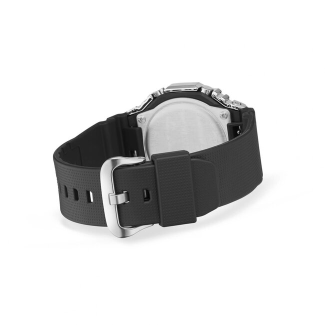 Casio G-Shock Casio G-Shock Horloge GBM-2100A-8BER Staal met Zwarte Band en Champagnekleurige  Wijzerplaat