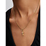 Pandora Pandora Bedel 764063C01 Zilver met Geelgouden Plating Kruis met Zirkonia